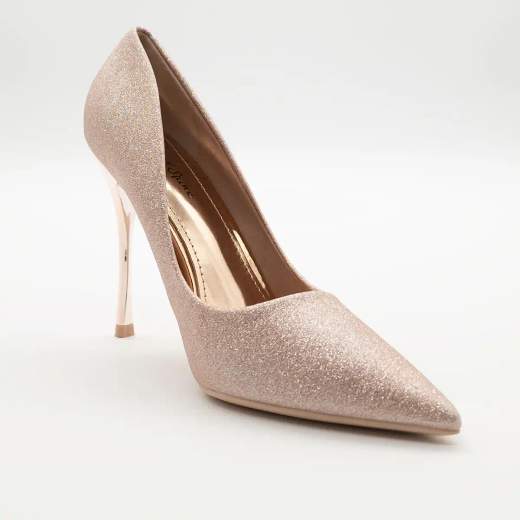 Décolleté rosa glitter con tacco 11 cm – Eleganza romantica per ogni occasione