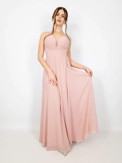 STRABELLO CERIMONIA Abito da Cerimonia Lungo Elegante con Schiena Scoperta A29699-4336-MIRIAM