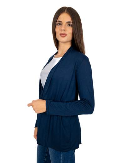Women’s Long Open Cardigan Slim Fit