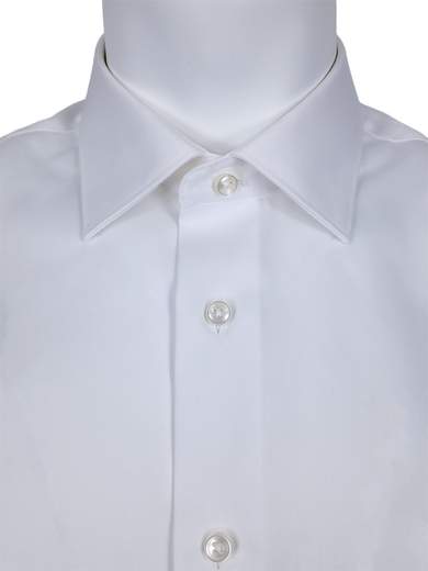Camicia Uomo No Iron Bianca Fit Moderno - Cotone 100% No Stiro - EEE10042
