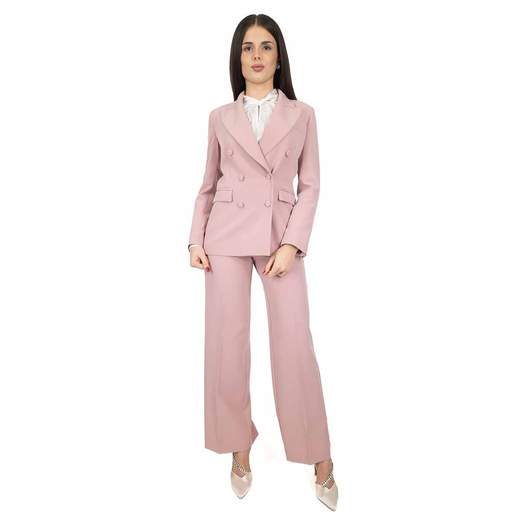 Pantaloni a Palazzo Eleganti Stile Raffinato per Donne con Vita Alta