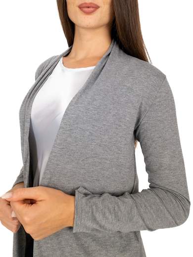 Women’s Long Open Cardigan Slim Fit