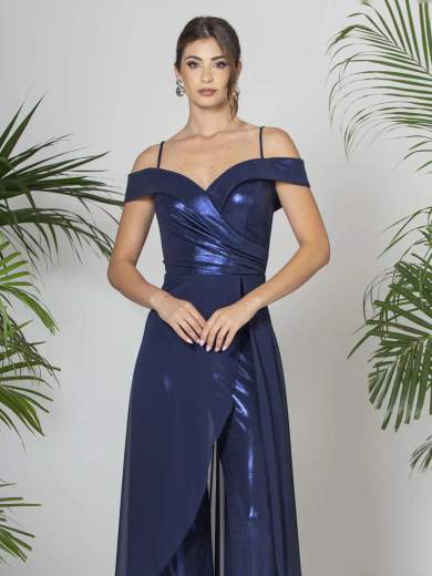 JEAN CRYÒ Tuta elegante da cerimonia con stola inclusa 35280