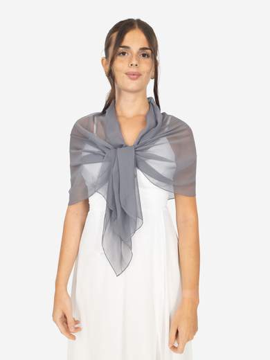 STRABELLO Stola da Cerimonia in Georgette di Seta 100% – 156x56 cm 622