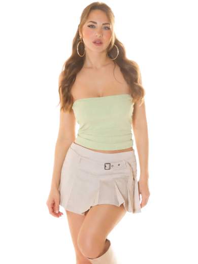 Sexy Koucla Musthave Top a Fascia Corto