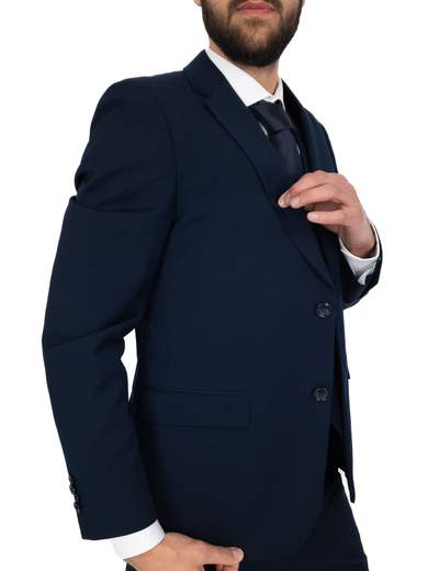 MARCEL MOREL Abito Uomo Cerimonia Elegante Revers Classico Drop 4