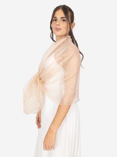 Elegant Formal Stole in Silk and Lurex