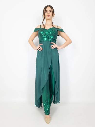 Tuta elegante da cerimonia con stola – Raffinata e sofisticata