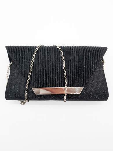 Black Glitter Ceremony Clutch Bag XX3483-NERO