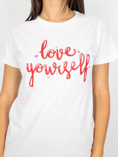 BLUE JOINT T-shirt Maniche Corte Donna In Cotone Con Scritte E Stampe 24049