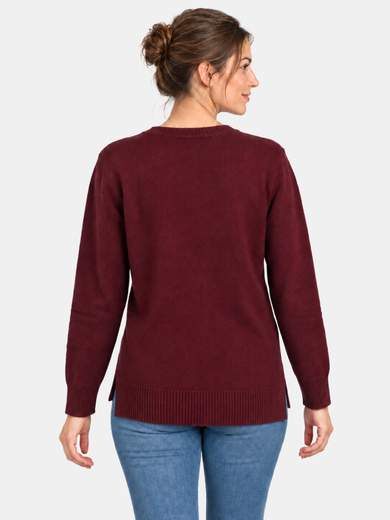 Soft Viscose Sweater with Side Pocket