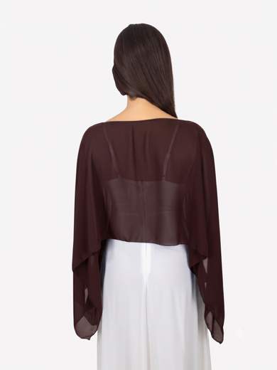 Elegant georgette cape stole for formal occasions