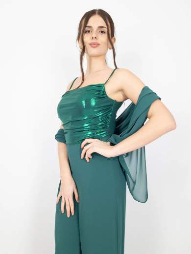 Tuta Elegante da Cerimonia con Stola – Raffinatezza e Stile in un Unico Capo