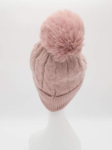 Cappello Invernale Donna Con Pompon Elegante