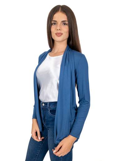 Women’s Long Open Cardigan Slim Fit