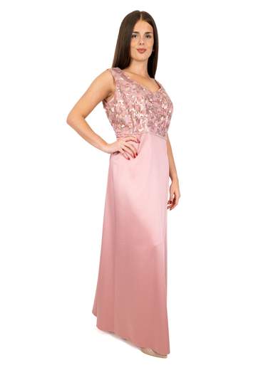 Abito Mamma Della Sposa Curvy Lungo Stile Impero Con Giacca