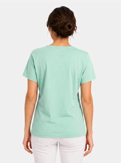 Women's 100% Cotton T-Shirt Made in Italy E85