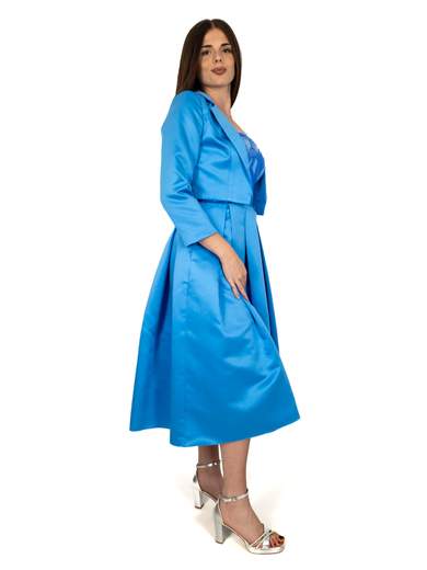 ALLURE Abito Longuette Cerimonia Elegante Per La Mamma Sposa O Sposo