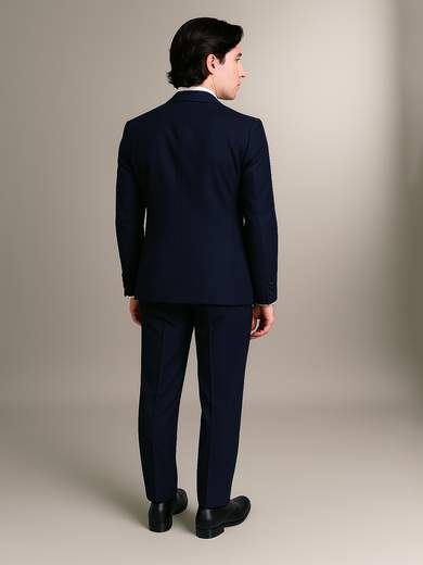 Men's slim fit drop 8 suit jacket and trousers