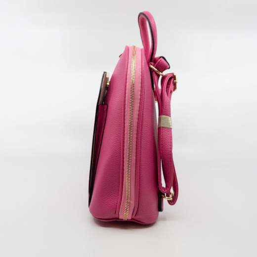 Zaino Borsa Da Donna Rigida Con Spallacci Regolabili E Zip