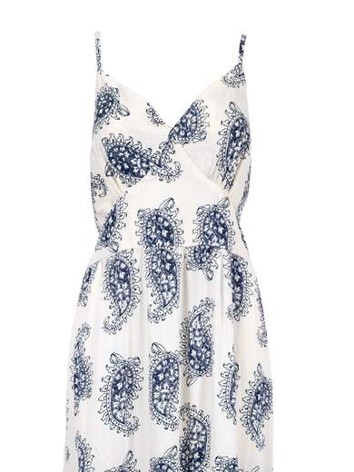 Women's ethnic long dress in viscose with adjustable straps – Lightweight summer outfit