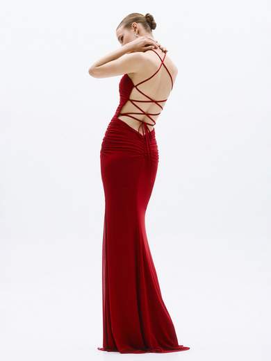ALLURE Abito a Sirena da Cerimonia con Arricciatura e Stola Coordinata A4786