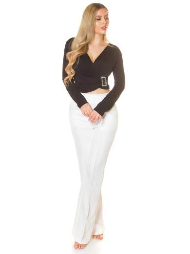 KOUCLA Camicetta Corta con Fibbia Glitterata 0000LT39839