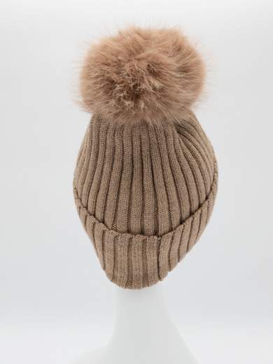 Andrea Cool Cappello Invernale Donna Con Pon Pon Elegante Glitterato