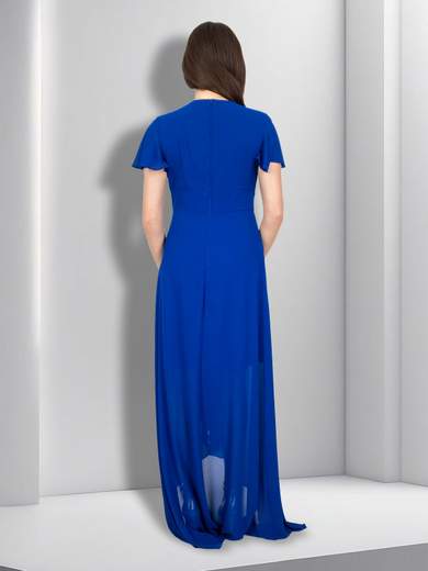 STRABELLO CERIMONIA Abito da cerimonia lungo stile impero con spacco frontale A29599-4042-ALIDA-CURVY