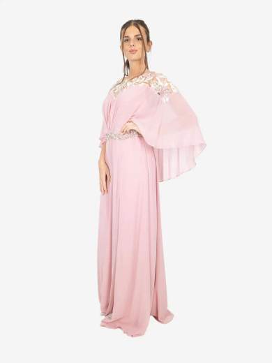 Bianca Brandi Curvy Abito da Cerimonia Curvy con Mantellina e Ricami 29465M