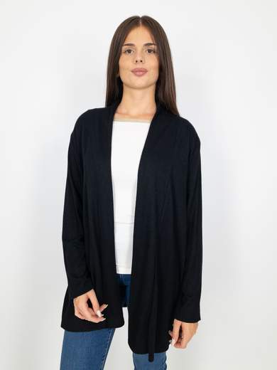 STRABELLO Women’s Long Plus Size Winter Cardigan Without Buttons in Viscose CARD-05