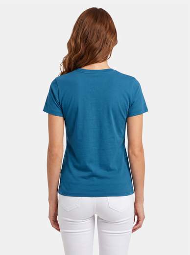 Women's 100% Cotton T-Shirt Made in Italy Perlarara E80