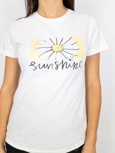 BLUE JOINT T-shirt Maniche Corte Donna In Cotone Con Scritte E Stampe 24037