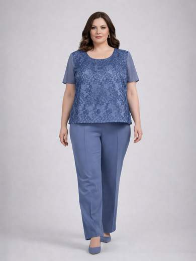 Completo Tailleur Curvy Tre Pezzi da Cerimonia YSV220