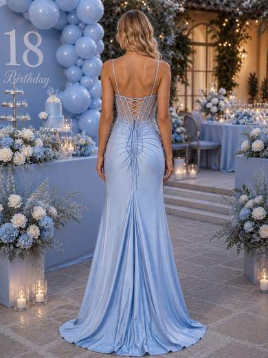 Mermaid Evening Dress with Embellished Corset 81027F
