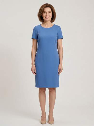 Abito a tubino con giacca in organza a fantasia 119-ORGANZA-517-EPOQUE