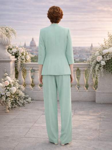 Sologioie Tailleur tre pezzi da cerimonia con pantalone, giacca e top ssv990