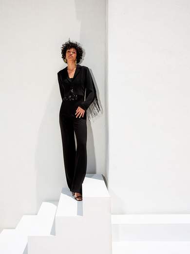 TWINS Tuta Da Cerimonia Elegante Donna Jumpsuit Con Giacca E Paillettes