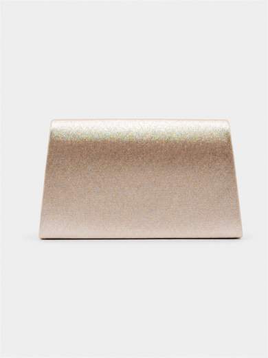 Pochette Oro Glitterata da Cerimonia con Catenella HL3569-ORO