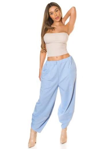 Pantaloni sexy a vita alta Koucla con vestibilità ampia
