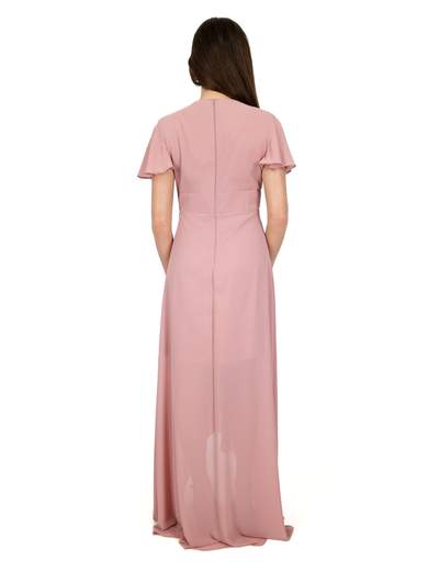 STRABELLO CERIMONIA Abito da cerimonia lungo stile impero con spacco frontale A29599-4042-ALIDA-CURVY