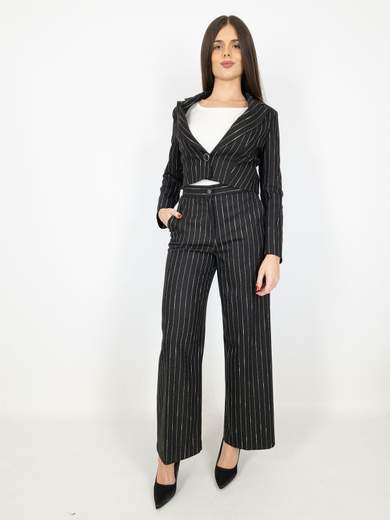 CARMEN Completo da donna elegante a righe SAI-4-610-609