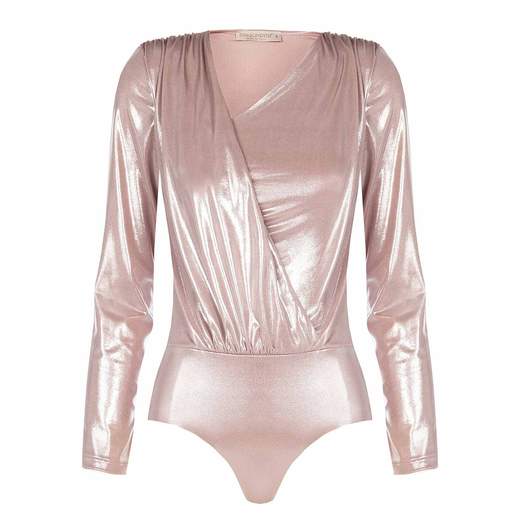 RINASCIMENTO Body Donna Elegante Sottogiacca Manica Lunga Scollo A V