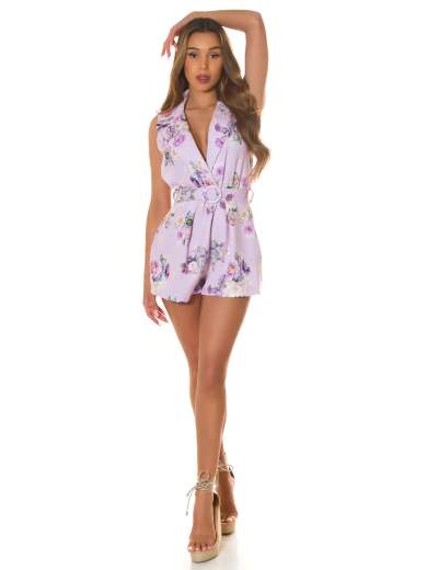 KOUCLA Tuta sexy Koucla con stampa floreale e cintura 0000KOV78261