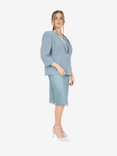 Sologioie Curvy Completo cerimonia curvy tubino e giacca elegante donna YSD400TU4026