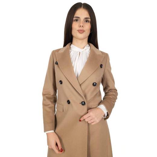 Cappotto Cashmere Donna Elegante Invernale Doppiopetto