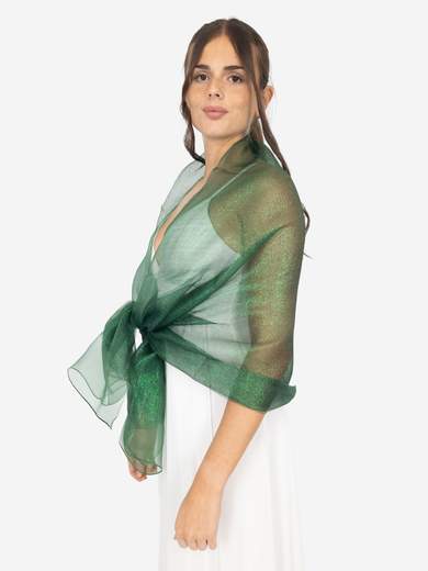 Elegant Formal Stole in Silk and Lurex