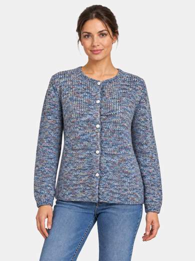 Women's Soft Wool Blend Cardigan with Buttons