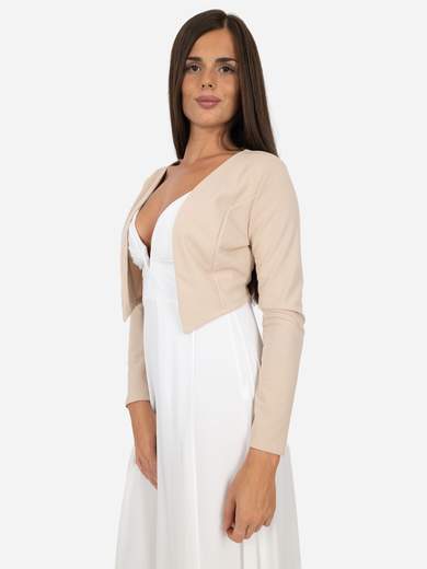 STRABELLO CERIMONIA Coprispalle elegante corto in crepe da cerimonia 2461-P49