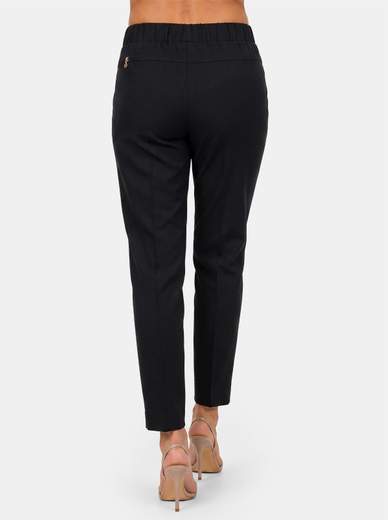 Women’s Summer Stretch Slim Fit Pants with Elastic Waist Made in Italy